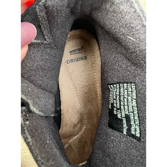 Earth Orgins Phoenix Boot, black leather, women's size 10 - Picture 6 of 12